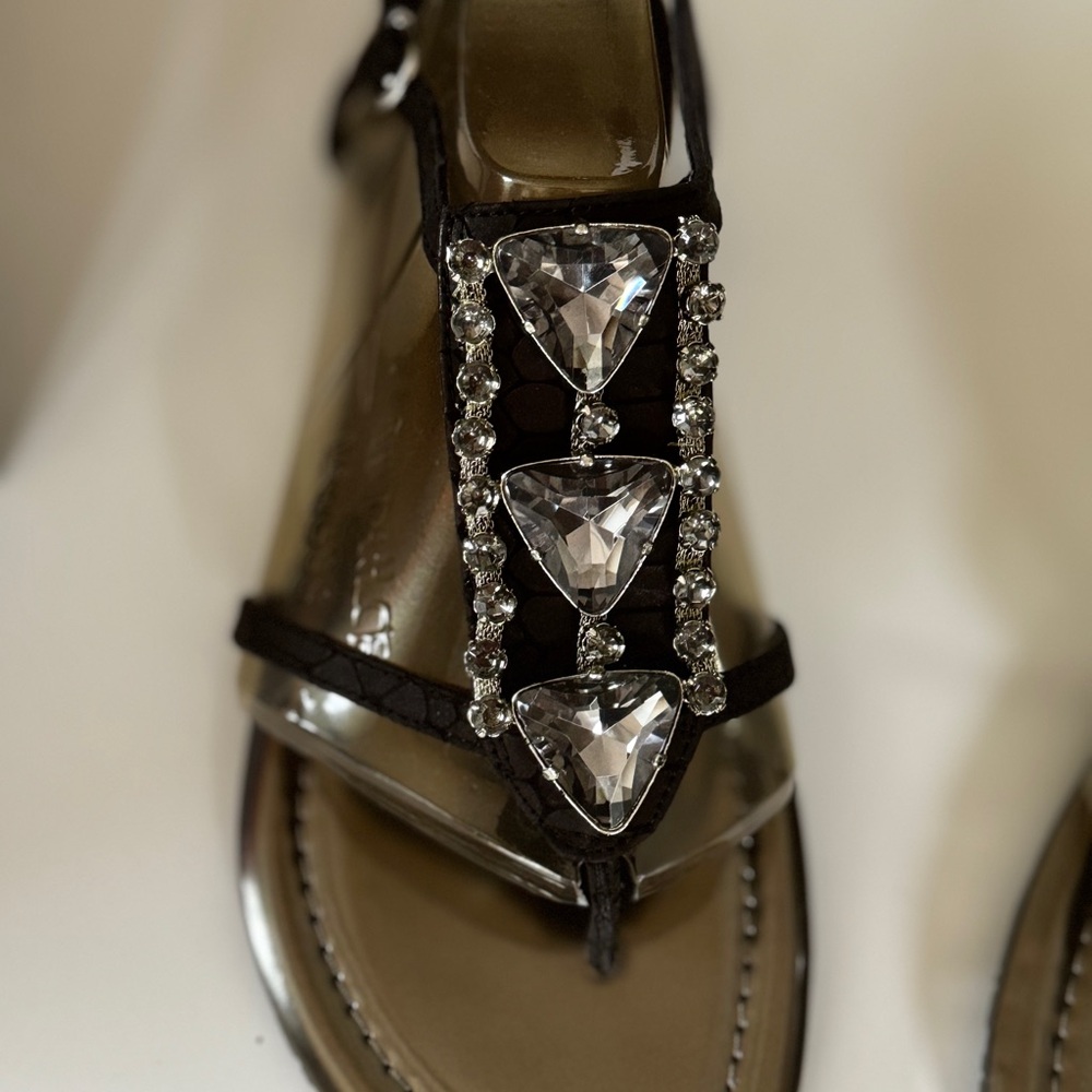 ARTURO CHIANG AT-DULCE BLACK SOFT MATTE SNAKE SANDLES